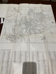 3 x Barnett’s St Albans Luton Bedford Street Plan with Index, 1970’s + HERTS map