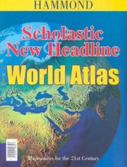 Scholastic New Headline World Atlas (Hammond Atlases) – Paperback – GOOD