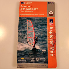 2009 Ordnance Survey Explorer Map 105 Falmouth and Mevagissey – Truro & St Mawes