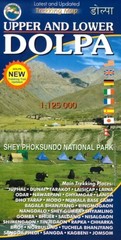Trekking Map Upper and Lower Dolpa by Vajra Books PAPERBACK 9789937818063