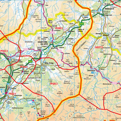 (G100) Map of Perth PH Postcode Sectors, Poster of Perth Postcodes