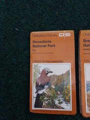 2 Ordnance Survey Maps Snowdonia National Park, Brecon Beacons National Park #61