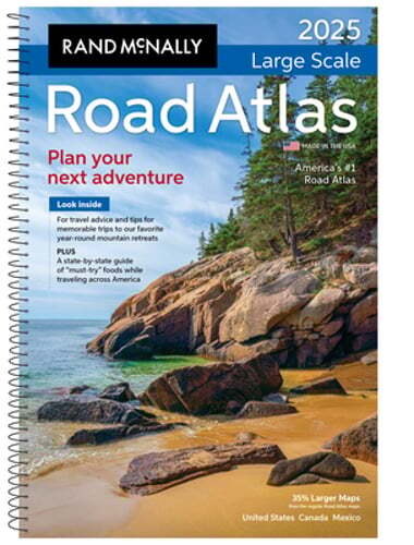 Rand McNally 2025 Large Scale Road Atlas by Rand McNally: Used
