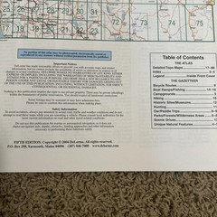 DeLorme Oregon Atlas & Gazetteer 5th Edition 2004 Large Road Map Book