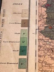 The O/S Geological Survey 1924 Map Of England & Wales Revised Edition By J.Flett