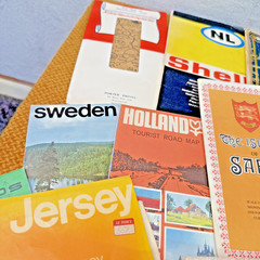 Vintage Ordnance Survey Shell Michelin BP AA British Road Travel Maps Bundle x33