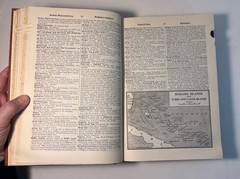 1964 Webster’s Geographical Dictionary Maps Merriam-Webster Hardcover Reference