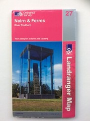 Ordnance Survey Map Sheet 27 Nairn & Forres River Findhorn