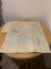 Ordnance Survey One Inch Map Sheet 187 Plymouth 1961 Seventh Series OS Map