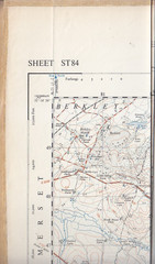 Ordnance Survey 1:25,000 First Series Map Sheet ST 84 Warminster