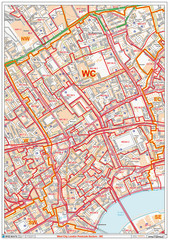 (G119) Map of West City London WC Postcode Sectors, West City London Postcodes