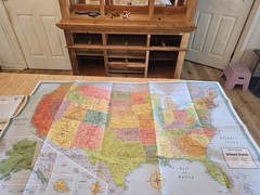 ​Vintage & Modern Map Lot Wall Maps Brochures World US Colorado Texas