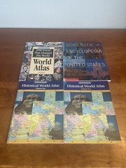 Hammond Historical World Atlas – 2 volume set, U.S. Encyclopedia, 1000 Events