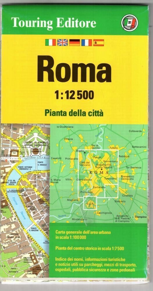 Roma 1:12,500 Pianta della citta : Touring Editore