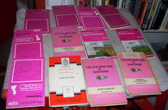 Fifty SCOTLAND ORDNANCE SURVEY MAPS 1:50 000 1956-1986 Many ex-library