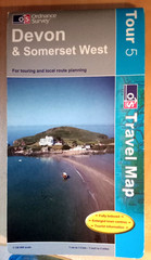 Tour 5 Devon & Somerset West Ordnance Survey Tour Map