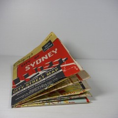 Rare Gregory’s City of Sydney Street Map Vintage 10th edition Clive Barrass