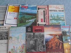 CANADA VINTAGE ROAD MAPS – Bundle of 22 maps – Some town maps – 1960’s/70’s