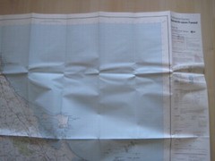 Ordnance survey map Landranger series Berwick-upon-Tweed sheet 75 scale 1:50 000