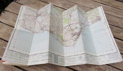 Ordnance Survey Map 183 Eastbourne Cloth Backed 1940 Revised 1946