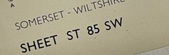 OS, 6 Inch to 1 Mile Map, sheet ST 85 SW, Somerset, Rode area, 1973