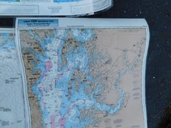 Vintage 1990’s Captain Segull’s Maps Cape May Chesapeake Bay & North Carolina
