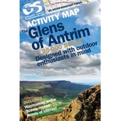 Activity Map Glens of Antrim Water Resistant 1 : 25 000 Scale