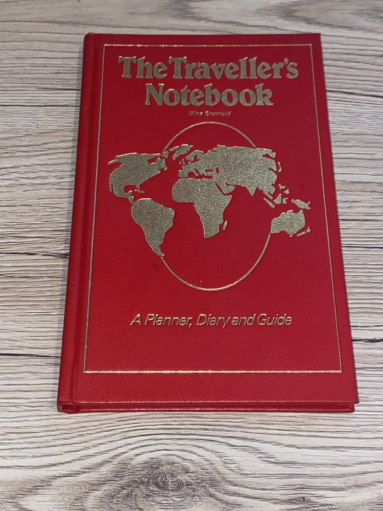 The Traveller’s Notebook Nina Grunfeld 1986 Hardcover Travel Planner Diary Guide