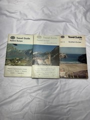AAA Travel Guides Lot – Eastern, Central & Southern Europe – 3 Paperback Guides