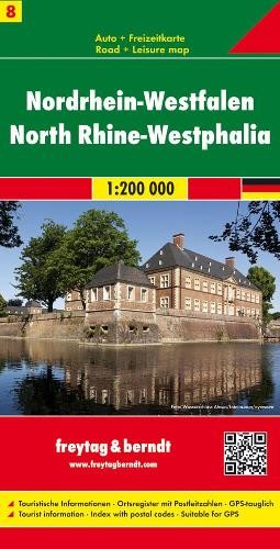 Freytag-Berndt North Rhine-Westphalia Sheet 8 Road Map 1:200 0 (Map) (UK IMPORT)