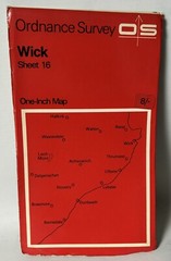 Ordnance Survey One Inch Map – Wick – Sheet 16 – 1969