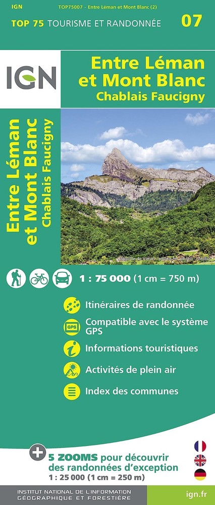 Institut Géographique N Leman & Mont Blanc entre – Chablais F (Map) (UK IMPORT)