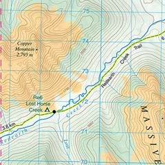 Banff Egypt Lake (Map) Trail maps (UK IMPORT)