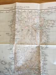 1948 Ordnance Survey One Inch Popular Edn Map 2 Shetland Islands North Mainland