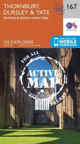 Thornbury, Dursley and Yate (Map) OS Explorer Active Map