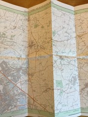 1993 Ordnance Survey Pathfinder Map 1024 SP84/94 Newport Pagnell & Milton Keynes