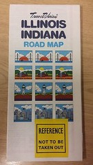 Illinois, Indiana: Travel Vision Map (M15)