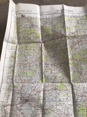 Ordnance Survey War Office Map – 1949 Eastbourne Sheet 183