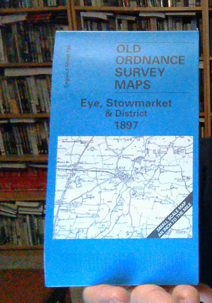 MAP OF Eye, Stowmarket & District 1897 One Inch sheet 190 by Robert Malster NEW