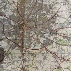 COVENTRY & RUGBY Ordnance Survey One Inch Sheet 132 1967 Hinckley