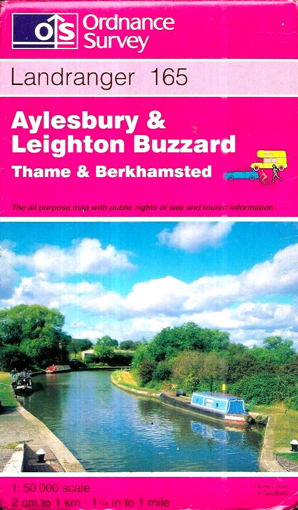 Aylesbury and Leighton Buzzard Landranger Map by Ordnance Survey
