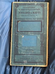 Vintage Geographia Large Scale Road Map N W London & Oxfordshire, sheet 13