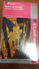 Yeovil, Frome, Shaftesbury, Shepton Mallet: Landranger 183: Ordnance Survey Map