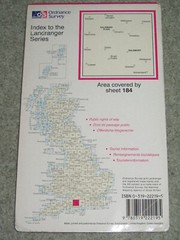 OS Ordnance Survey Landranger Map Sheet 184 Salisbury & The Plain – 1994