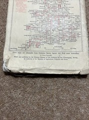 Vintage OS One Inch Map – Pembroke, Sheet 151, 1952, On Cloth – Ordnance