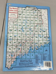 Lot Of 3 DeLorme Maine Atlas & Gazetteer 1991, 1996, & 2011 USED FREE SHIPPING