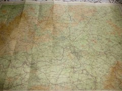 BARTHOLOMEWS REVISED “HALF INCH” CONTOURED MAP OXFORD No 14 1950
