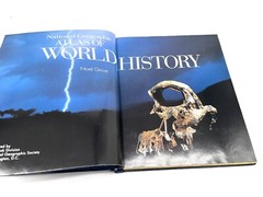 National Geographic Atlas Of World History Hard Cover Book