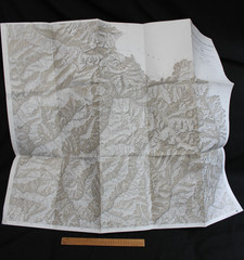 Vintage Topographic Map.