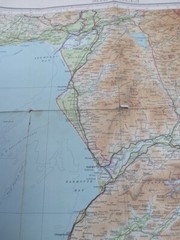 Bartholomew’s Paper Maps X2 Oxford & Mid Wales Contoured Half Inch Vintage